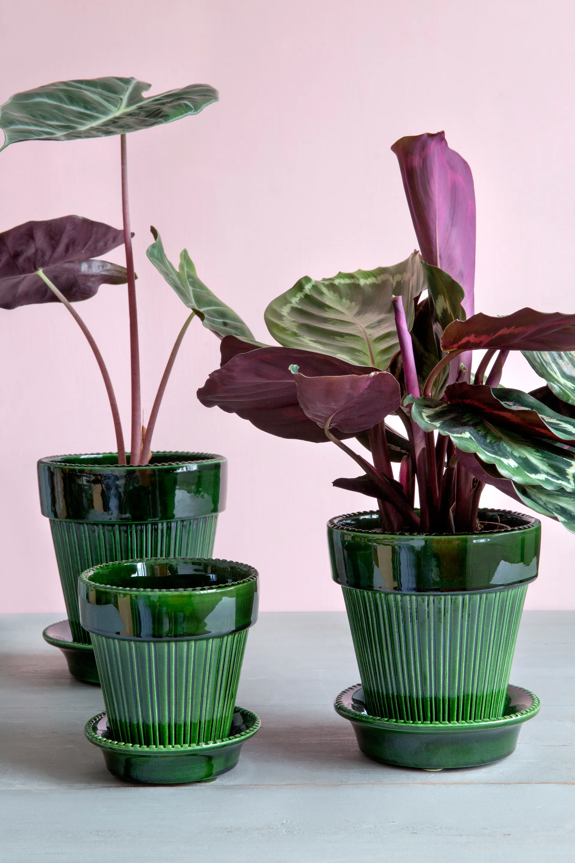 Simona ruukku lasitettu Ø 12 cm, Green Bergs Potter