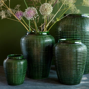 Willow maljakko lasitettu 30 cm - Green emerald - Bergs Potter