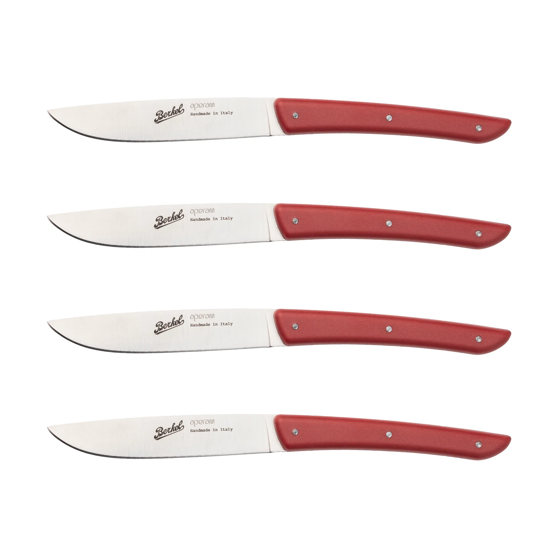 Color lihaveitsi 4-pack 11 cm, Punainen Berkel