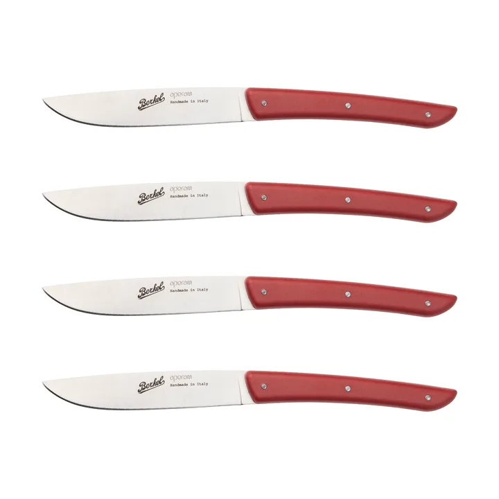 Color lihaveitsi 4-pack 11 cm - Punainen - Berkel