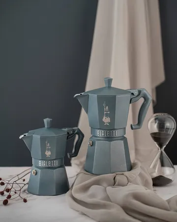 Bialetti exclusive mokkakeitin induktiolle - Harmaa, 3 kuppia - Bialetti