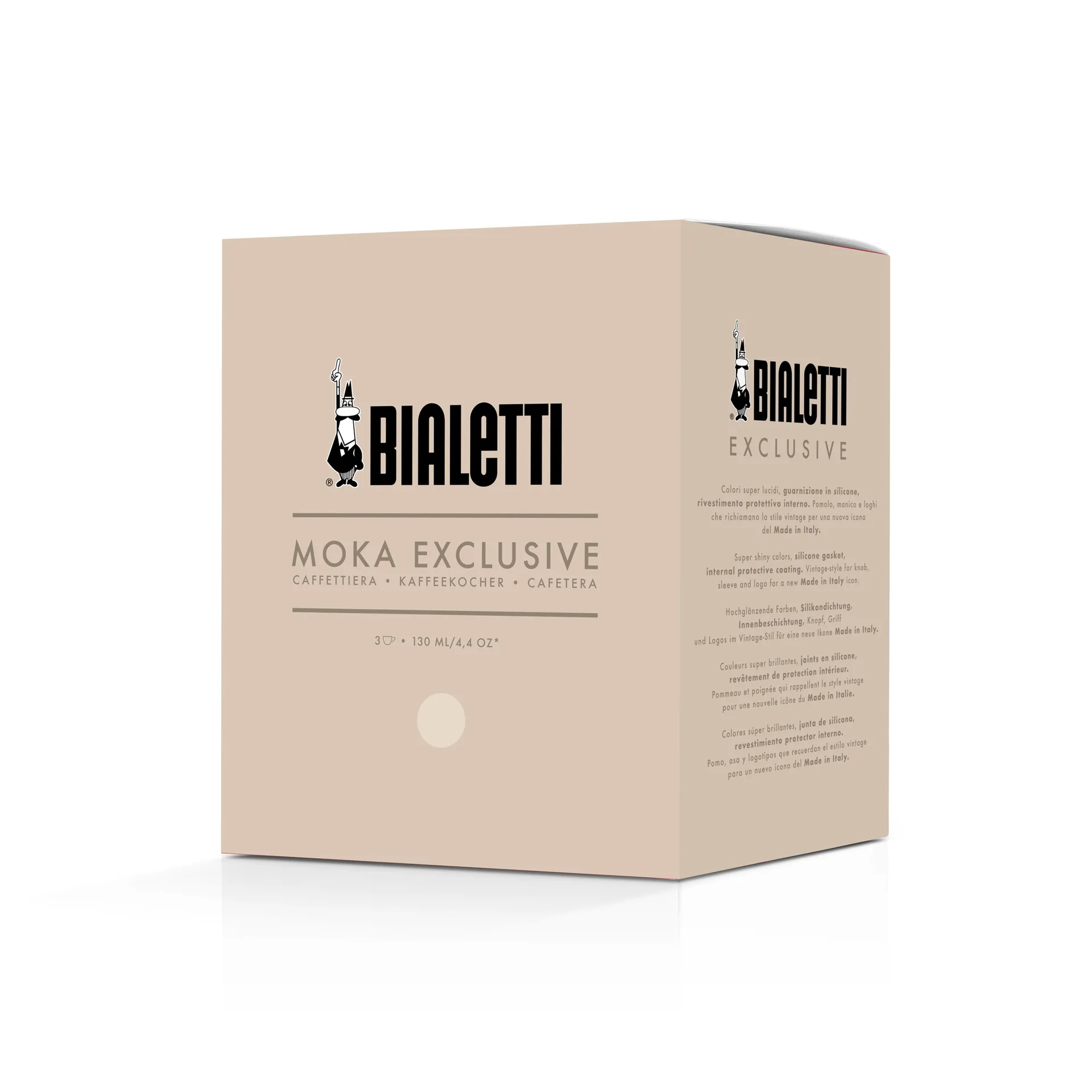 Bialetti exclusive mokkakeitin, Kreem, 3 kuppia Bialetti