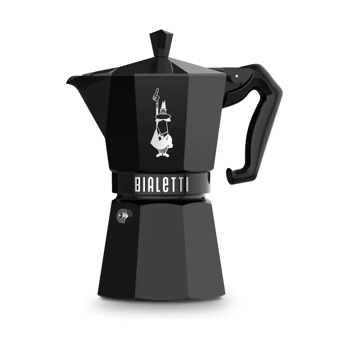 Bialetti exclusive mokkakeitin - Musta, 6 kuppia - Bialetti