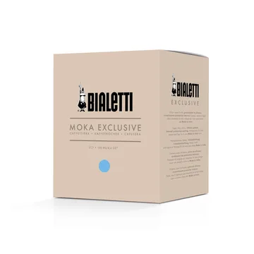 Bialetti exclusive mokkakeitin - Vaaleansininen, 3 kuppia - Bialetti