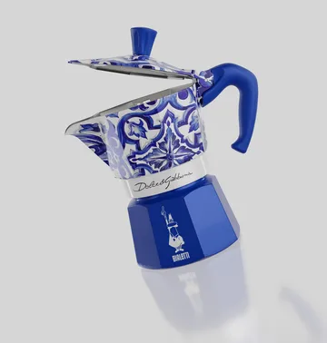 Bialetti x Dolce & Gabbana mokakeitin - Mediterraneo, 3 kuppia - Bialetti