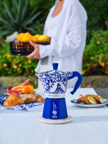 Bialetti x Dolce & Gabbana mokakeitin - Mediterraneo, 3 kuppia - Bialetti
