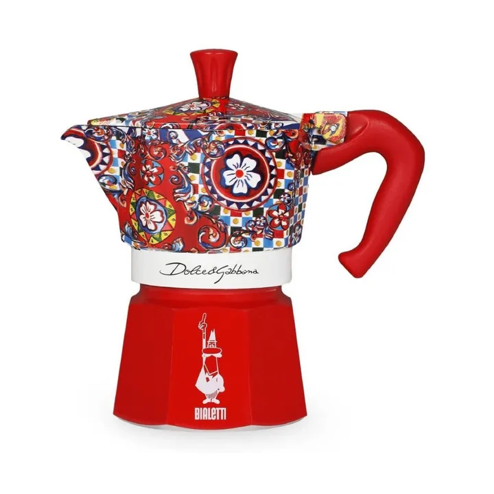 Bialetti x Dolce & Gabbana mokakeitin - Sisilialainen kärry, 3 kuppia - Bialetti