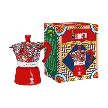 Bialetti x Dolce & Gabbana mokakeitin - Sisilialainen kärry, 3 kuppia - Bialetti