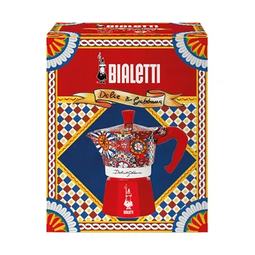 Bialetti x Dolce & Gabbana mokakeitin - Sisilialainen kärry, 3 kuppia - Bialetti