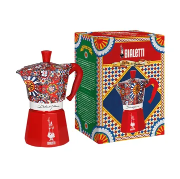 Bialetti x Dolce & Gabbana mokakeitin - Sisilialainen kärry, 6 kuppia - Bialetti