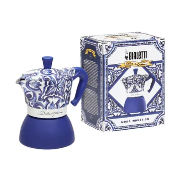 Bialetti x Dolce & Gabbana mokkakeitin induktiolle - Mediterraneo, 4 kuppia - Bialetti