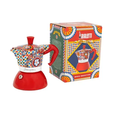 Bialetti x Dolce & Gabbana mokkakeitin induktiolle - Sicilian cart, 2 kuppia - Bialetti