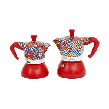 Bialetti x Dolce & Gabbana mokkakeitin induktiolle - Sicilian cart, 2 kuppia - Bialetti