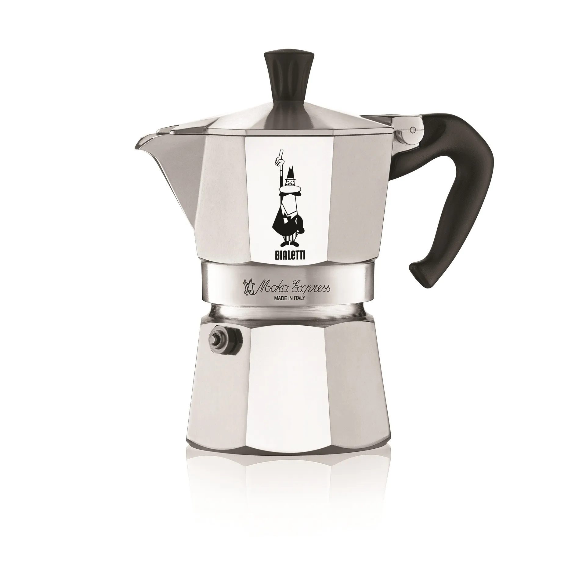 Moka kahvinkeitin 3 kuppia, Silver Bialetti