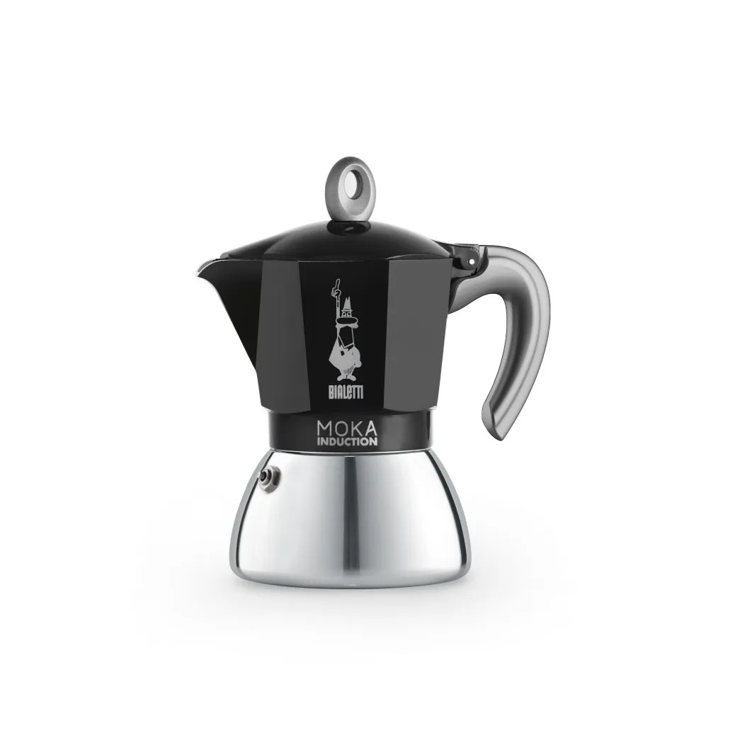 Bialetti Mutteripannu MokaInduction 6 kuppia 28 cl | Skandinaavinen Sisustus | Musta