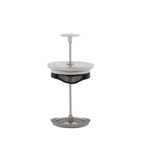 Preziosa kahvipuristin 8 kuppia, Silver-musta Bialetti