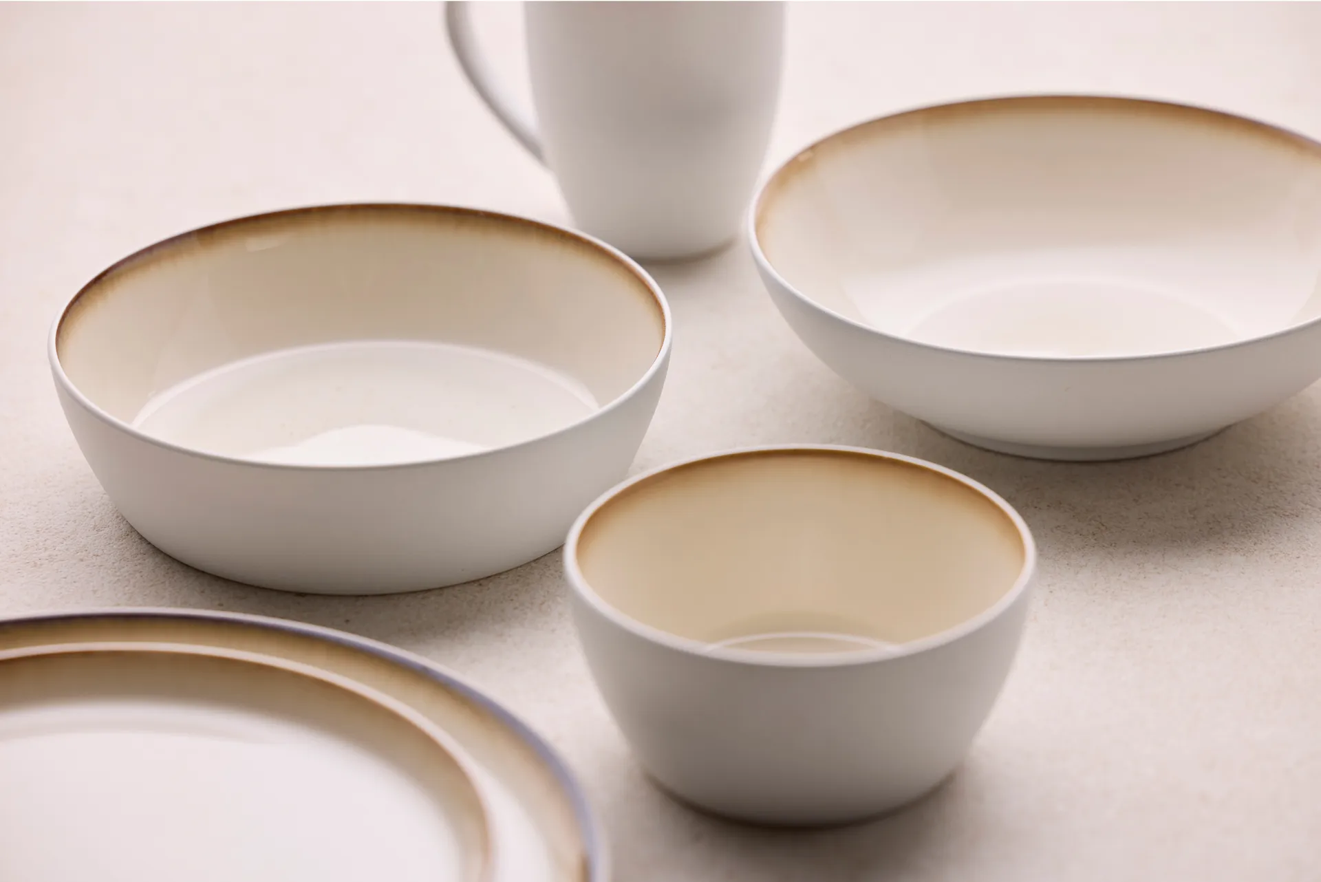 Bitz keittokulho Ø 18 cm, Valkoinen kermanvalkoinen Bitz