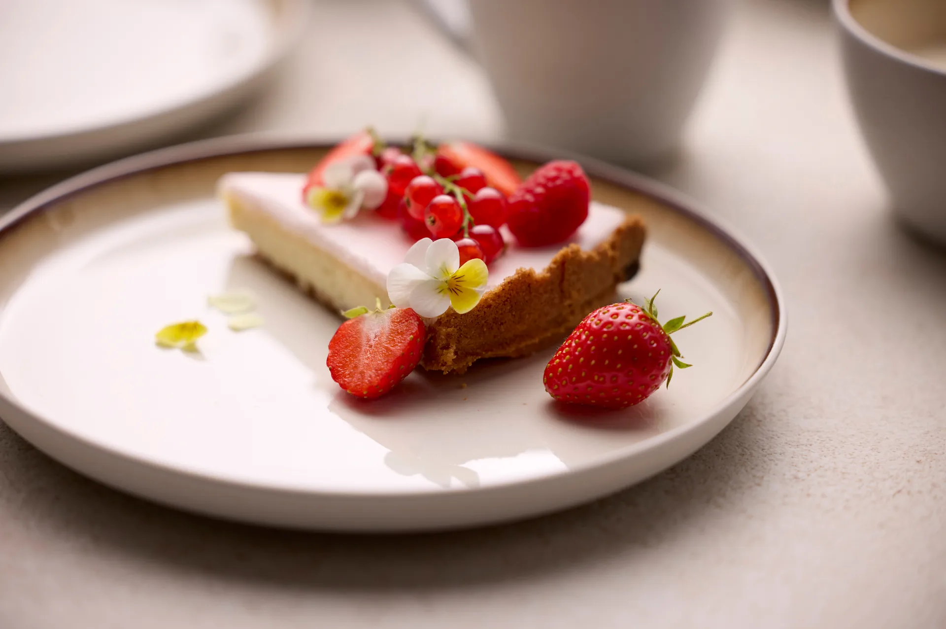 Bitz lautanen gastro Ø 21 cm, Valkoinen hauenvalkoinen Bitz