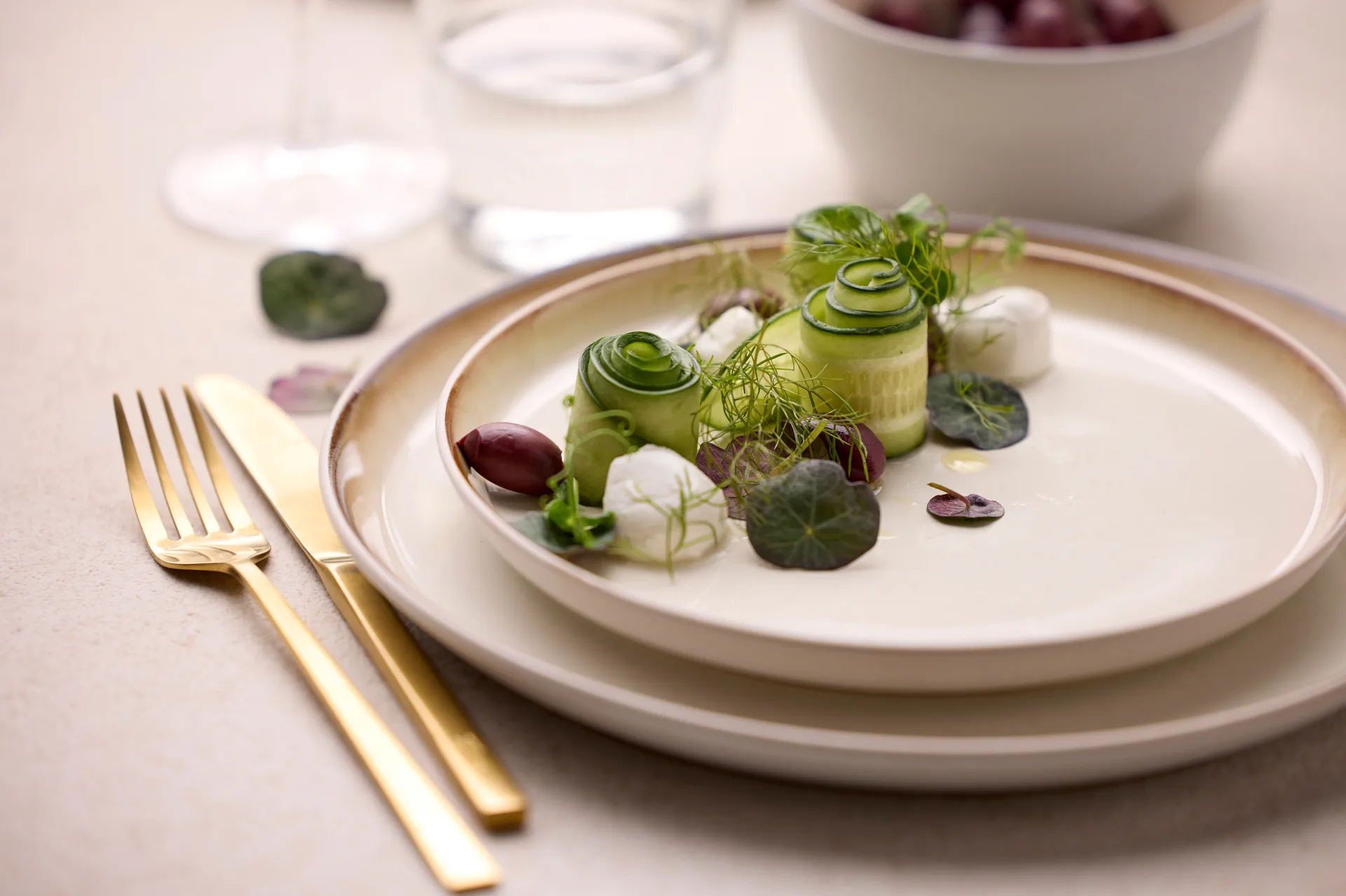 Bitz lautanen gastro Ø 21 cm, Valkoinen hauenvalkoinen Bitz