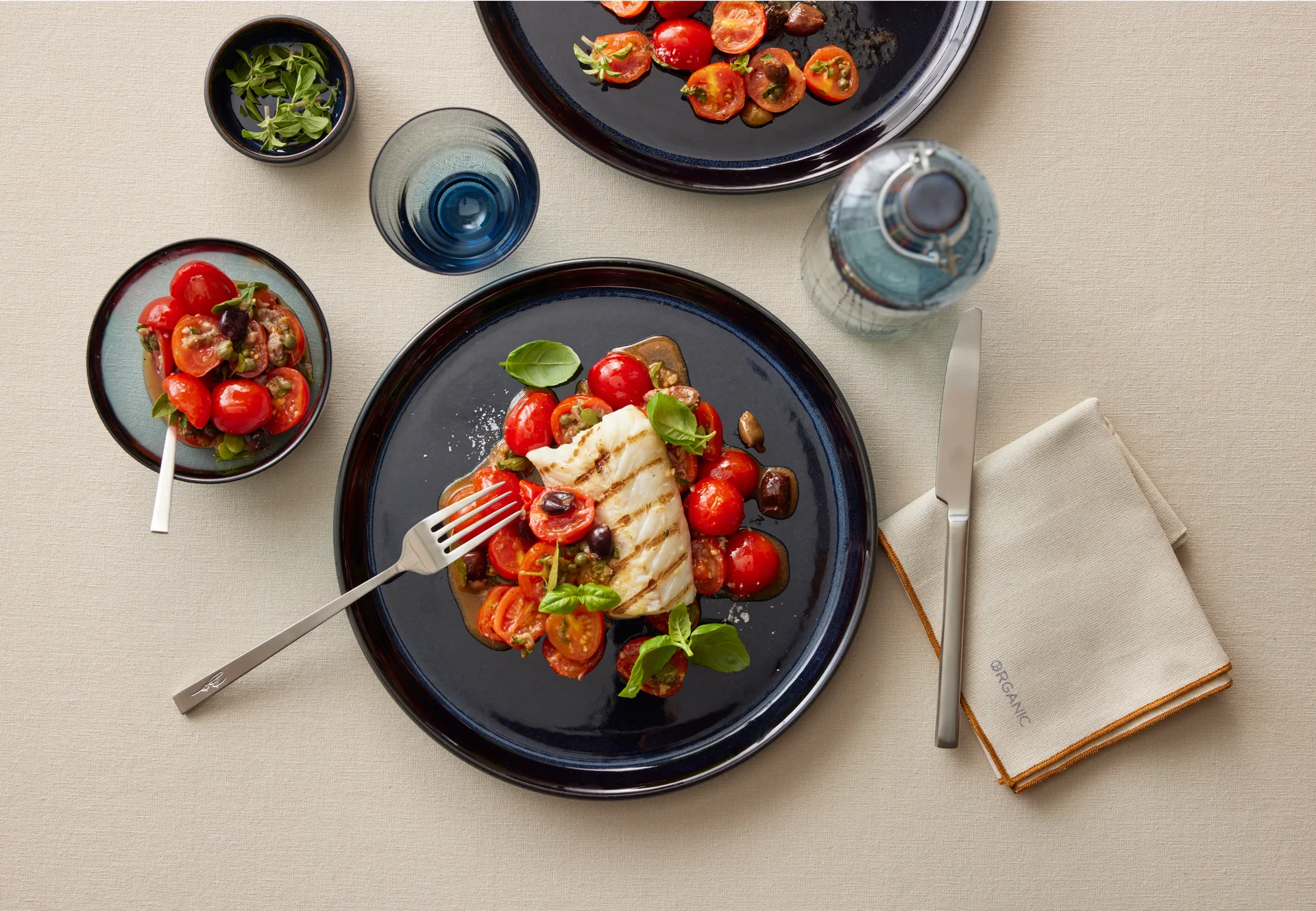 Bitz lautanen gastro Ø27 cm, Musta-tummansininen Bitz