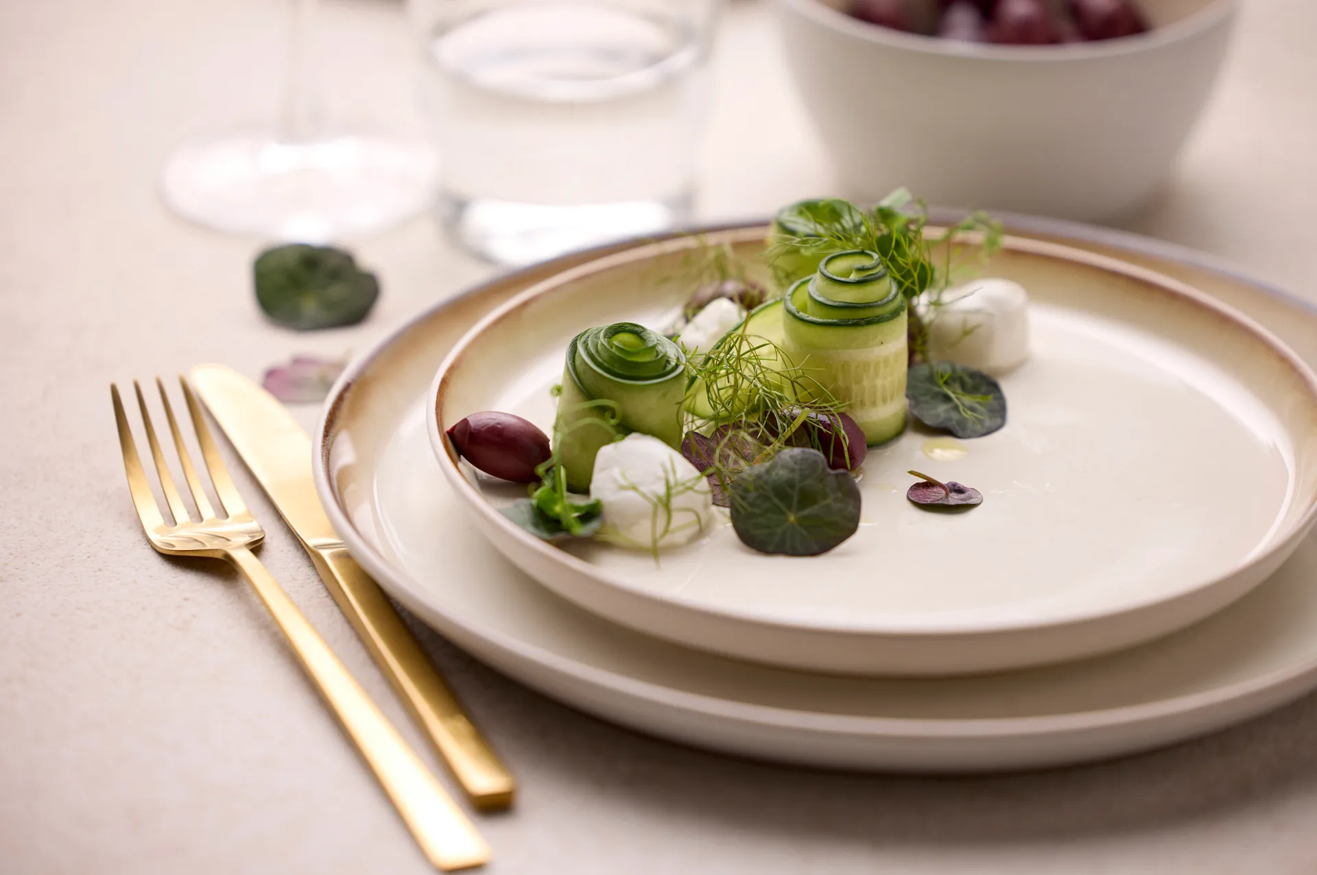 Bitz lautanen gastro Ø27 cm, Valkoinen-hauenvärinen Bitz