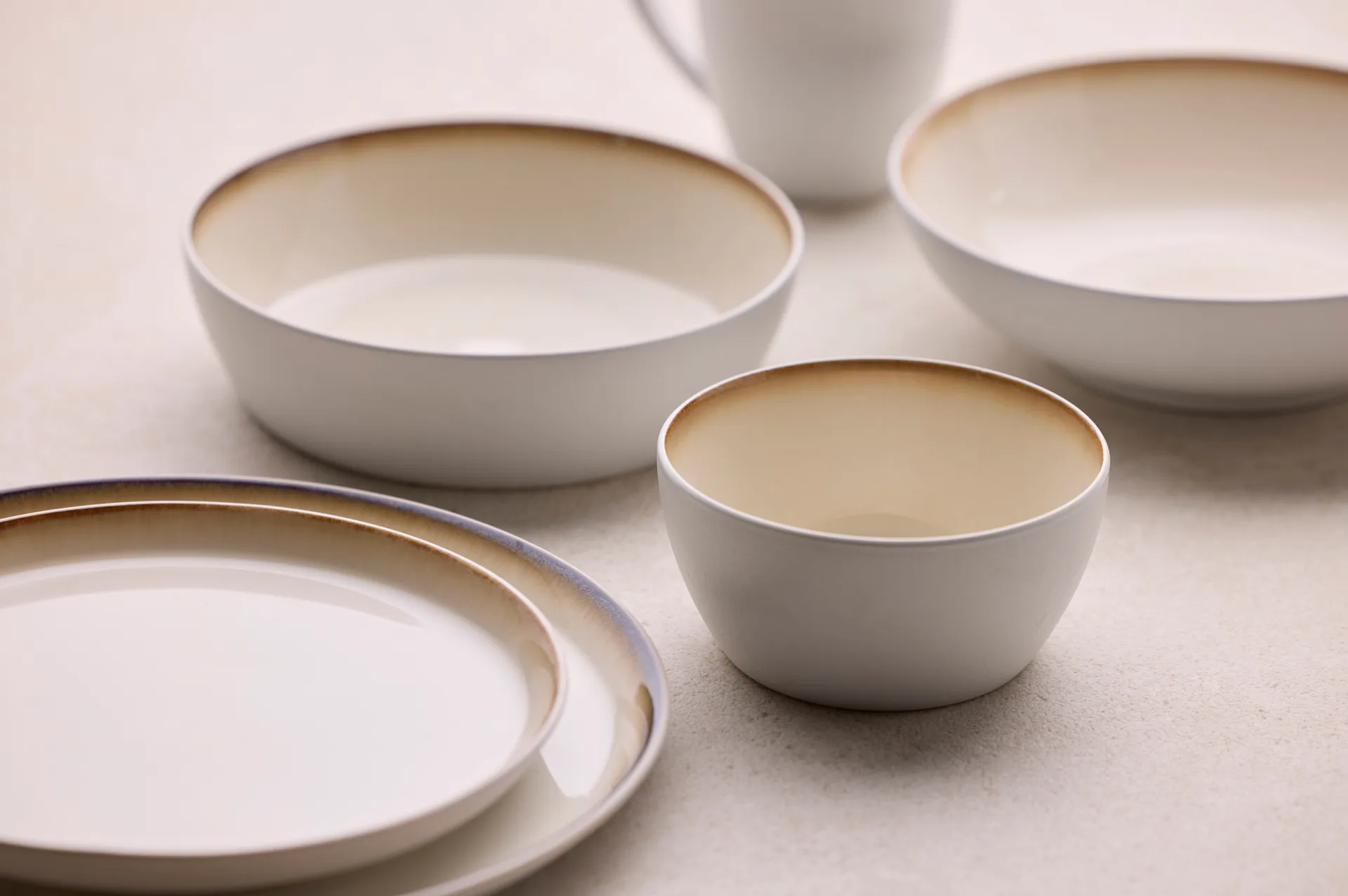 Bitz lautanen gastro Ø27 cm, Valkoinen-hauenvärinen Bitz