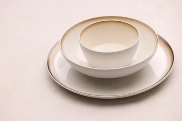 Bitz lautanen gastro Ø27 cm - Valkoinen-hauenvärinen - Bitz