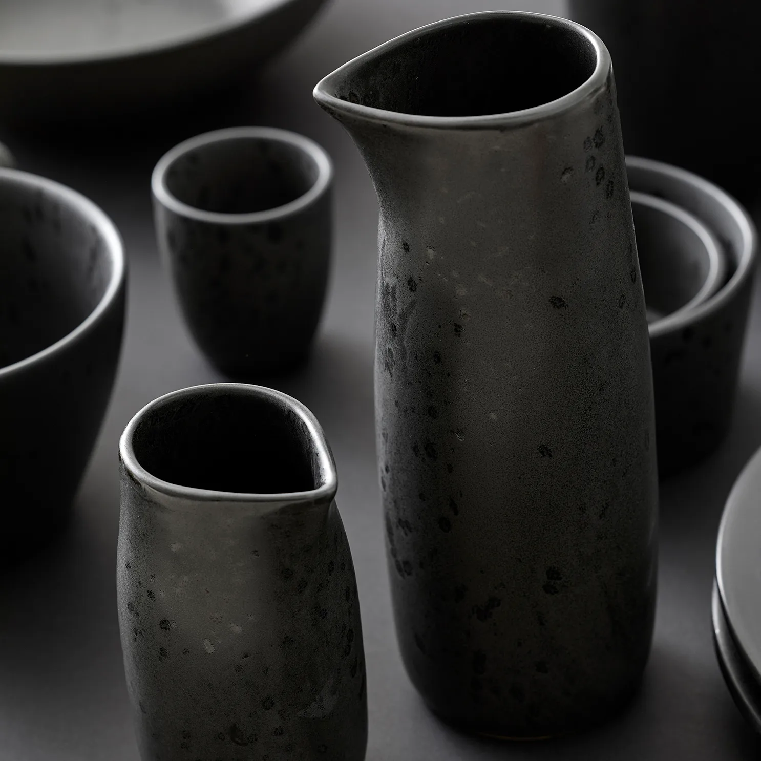 Bitz maitokannu 50 cl matta, Musta Bitz