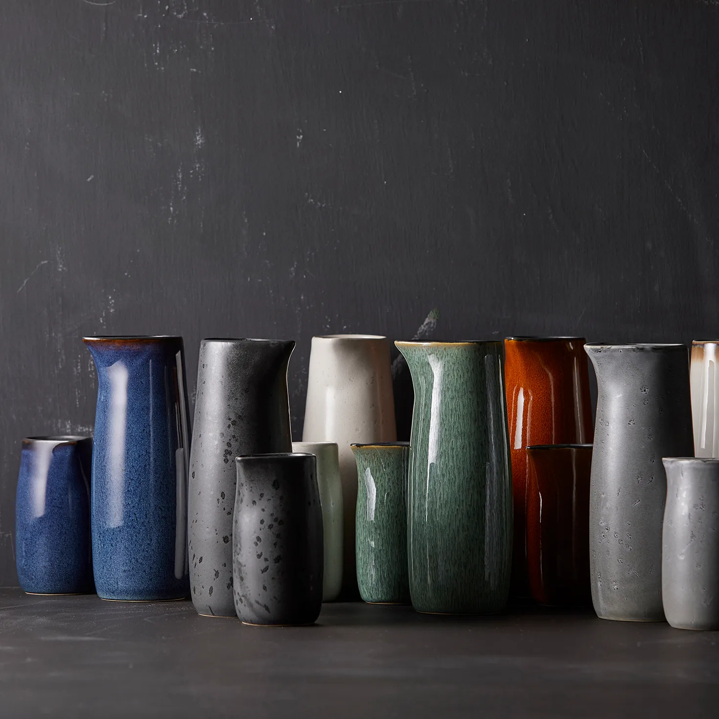 Bitz maitokannu 50 cl matta, Musta Bitz