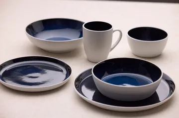 Bitz pastakulho gastro Ø20 cm - Valkoinen tummansininen - Bitz