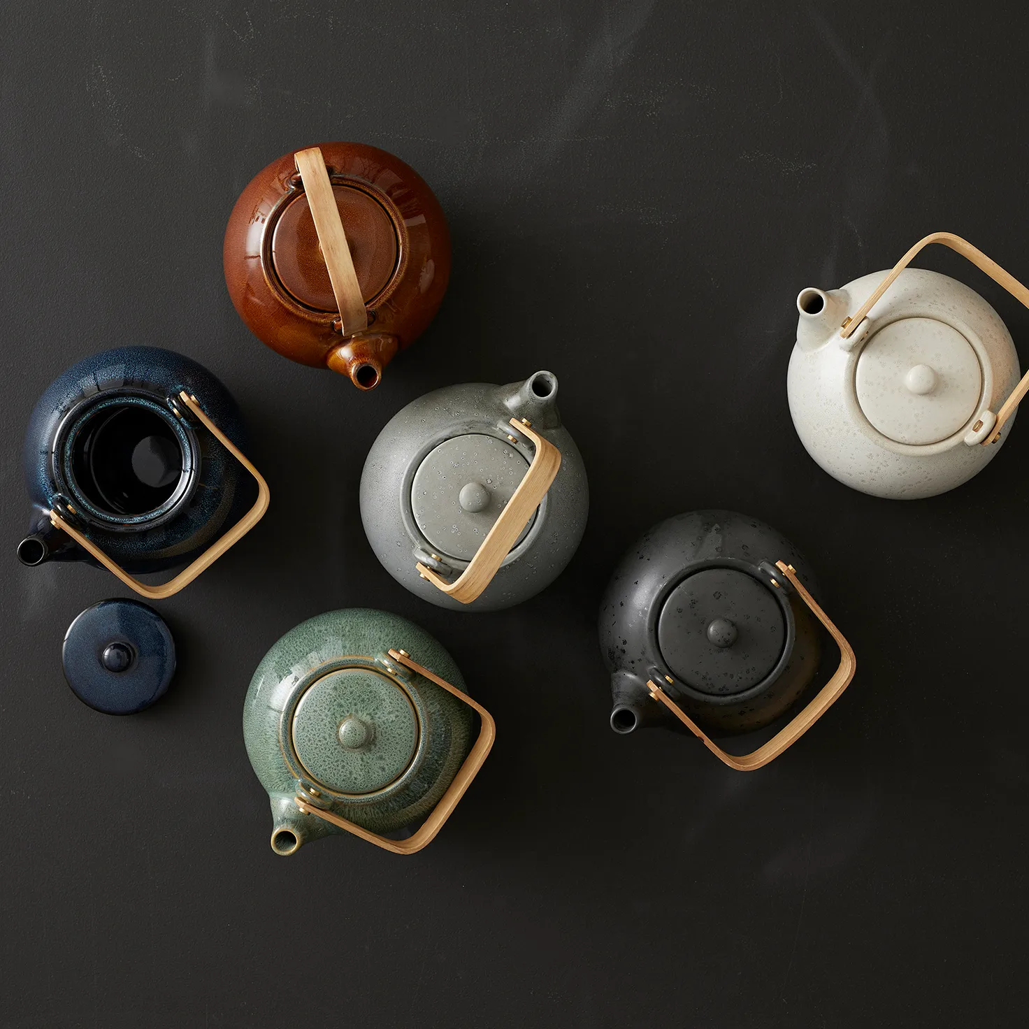 Bitz teekannu 1,2 l matta, Harmaa Bitz