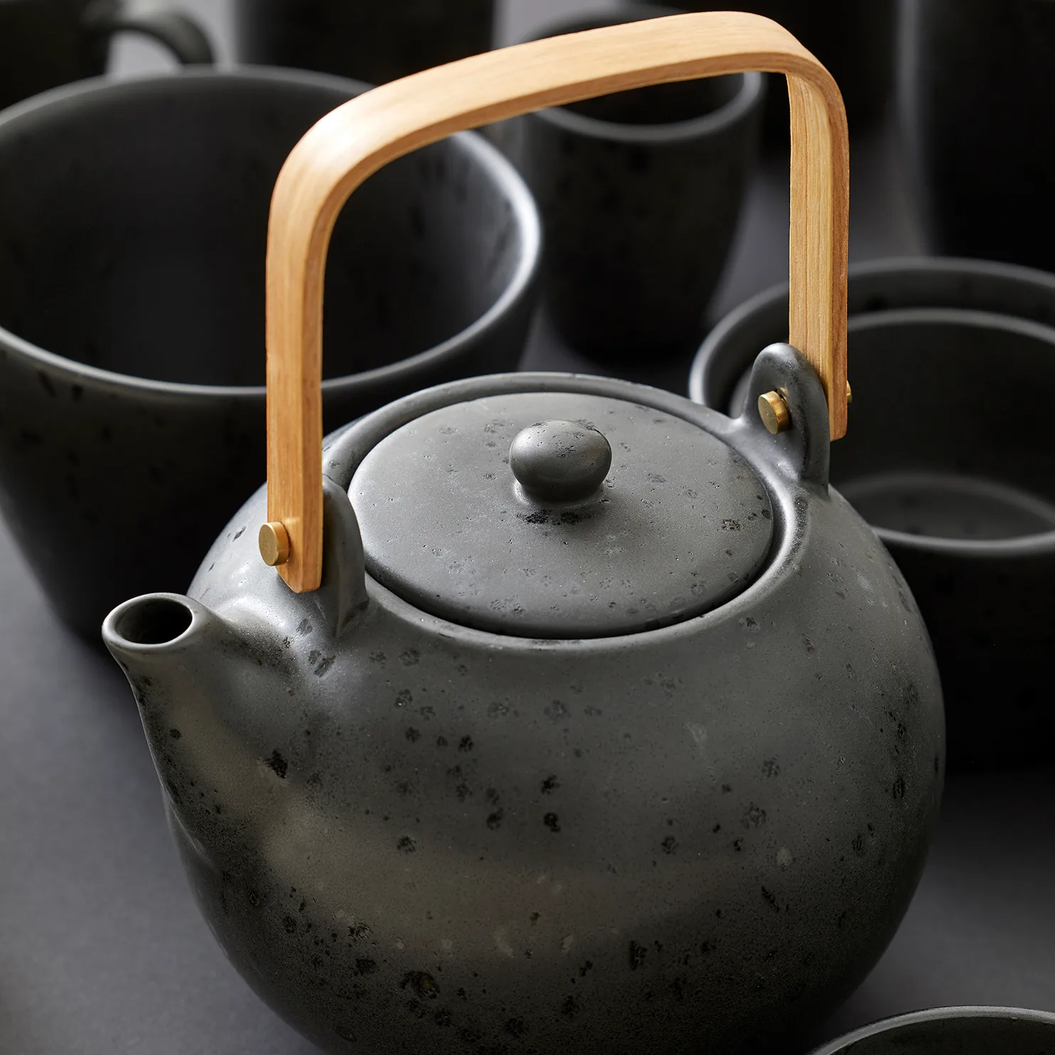 Bitz teekannu 1,2 l matta, Musta Bitz