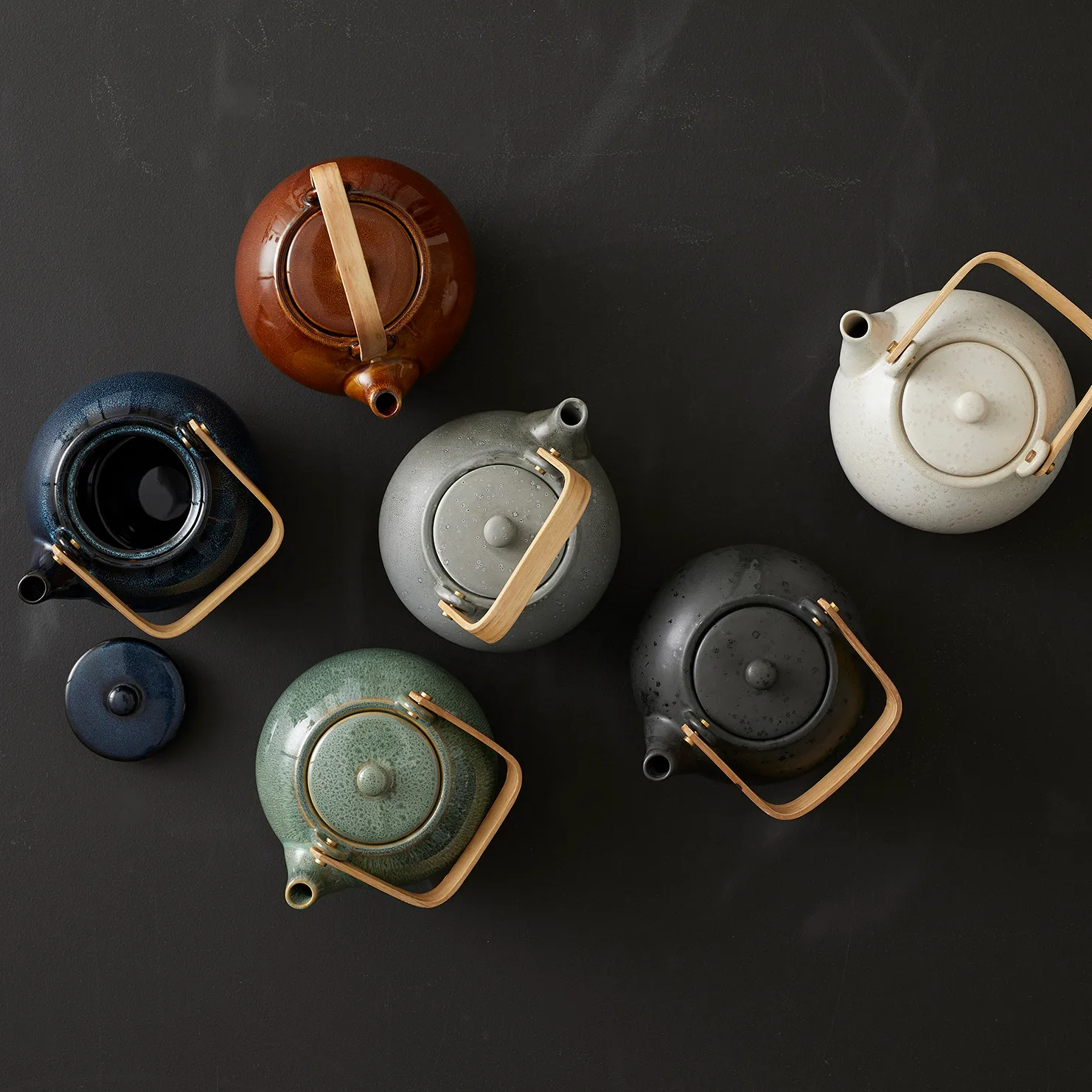 Bitz teekannu 1,2 l matta, Musta Bitz