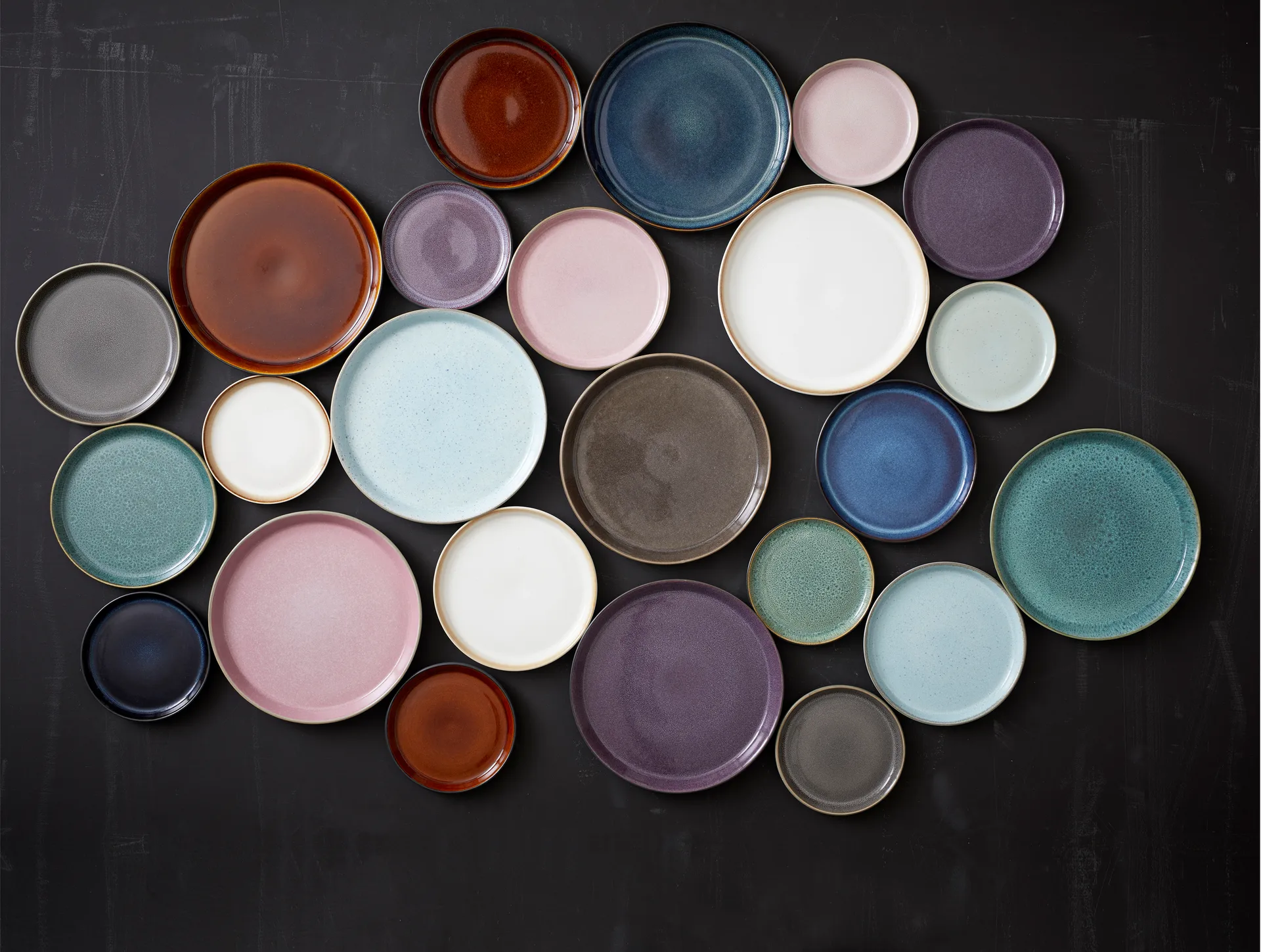 Gastro lautanen Ø17 cm, Musta-tummansininen Bitz