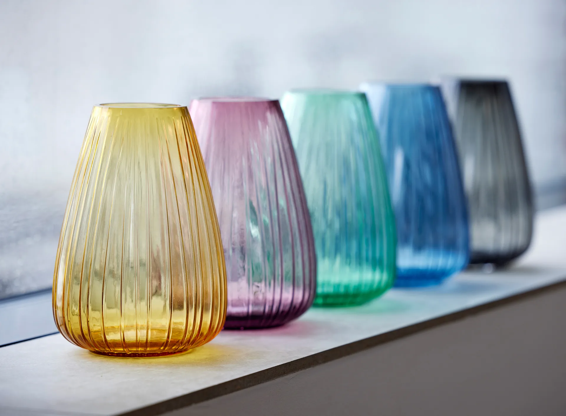 Kusintha maljakko 22 cm, Sininen Bitz