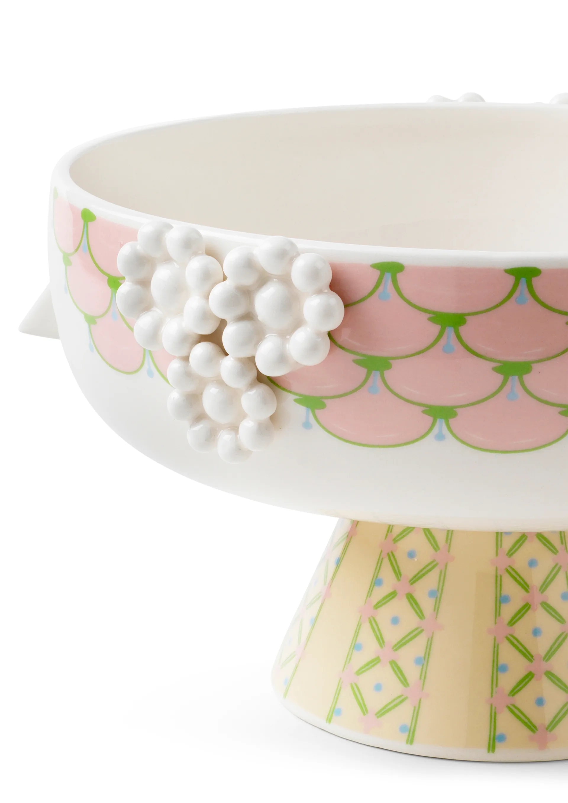 Eva jalallinen kulho Ø 24 cm, Vaaleanpunainen Bjørn Wiinblad