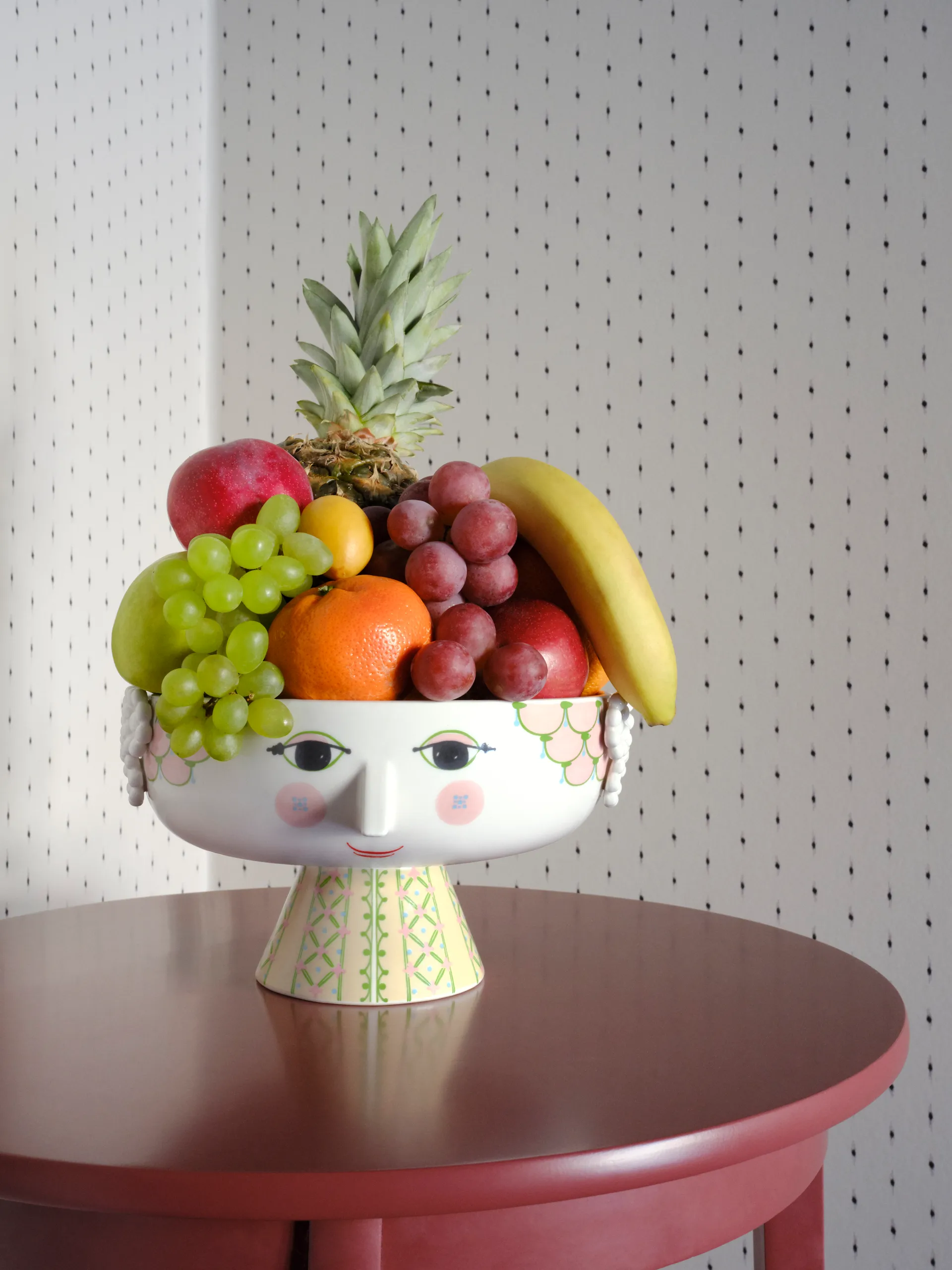 Eva jalallinen kulho Ø 24 cm, Vaaleanpunainen Bjørn Wiinblad