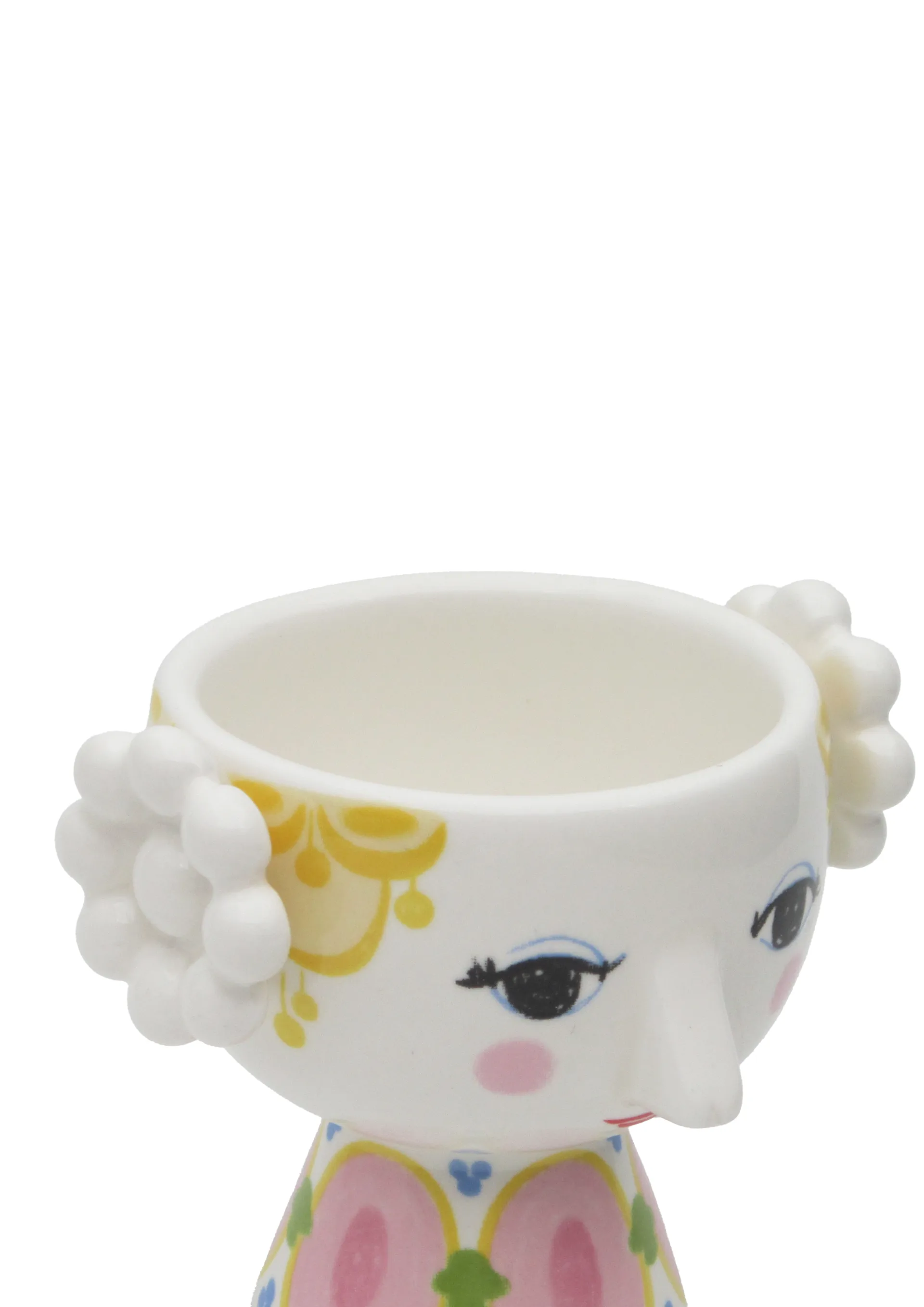 Eva kynttilänjalka Ø6,5 cm 2 kpl, Keltainen-laventeli Bjørn Wiinblad