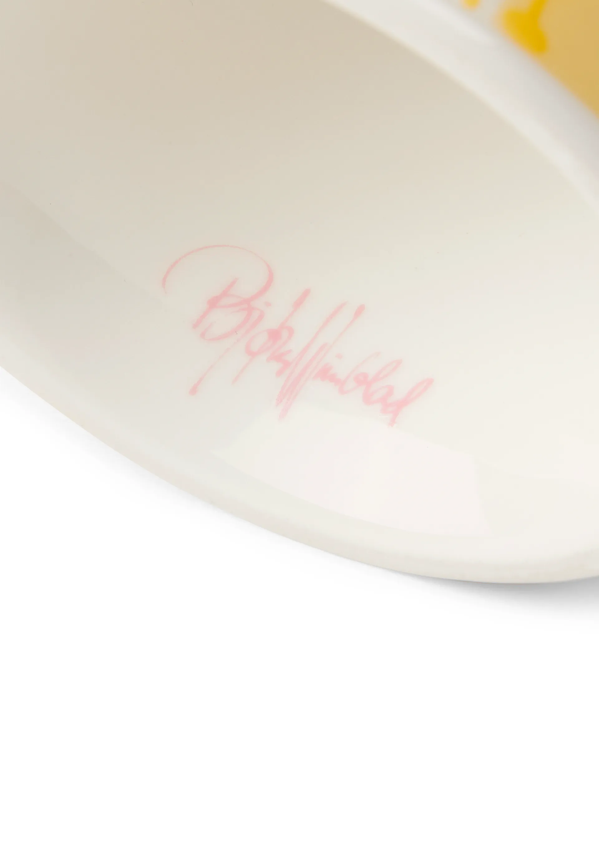 Eva kynttilänjalka Ø6,5 cm 2 kpl, Keltainen-laventeli Bjørn Wiinblad