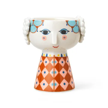 Eva kynttilänjalka 9,5 cm - Terrakotta - Bjørn Wiinblad