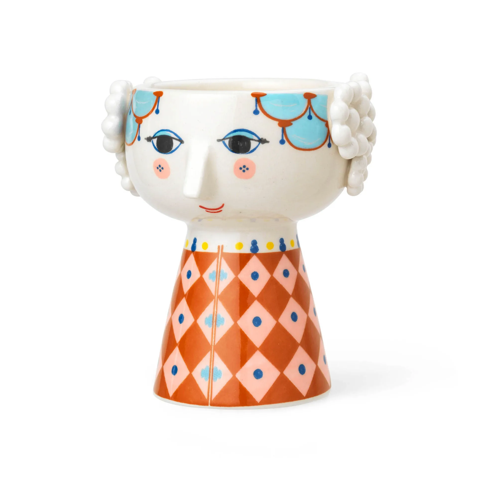 Eva kynttilänjalka 9,5 cm, Terrakotta Bjørn Wiinblad