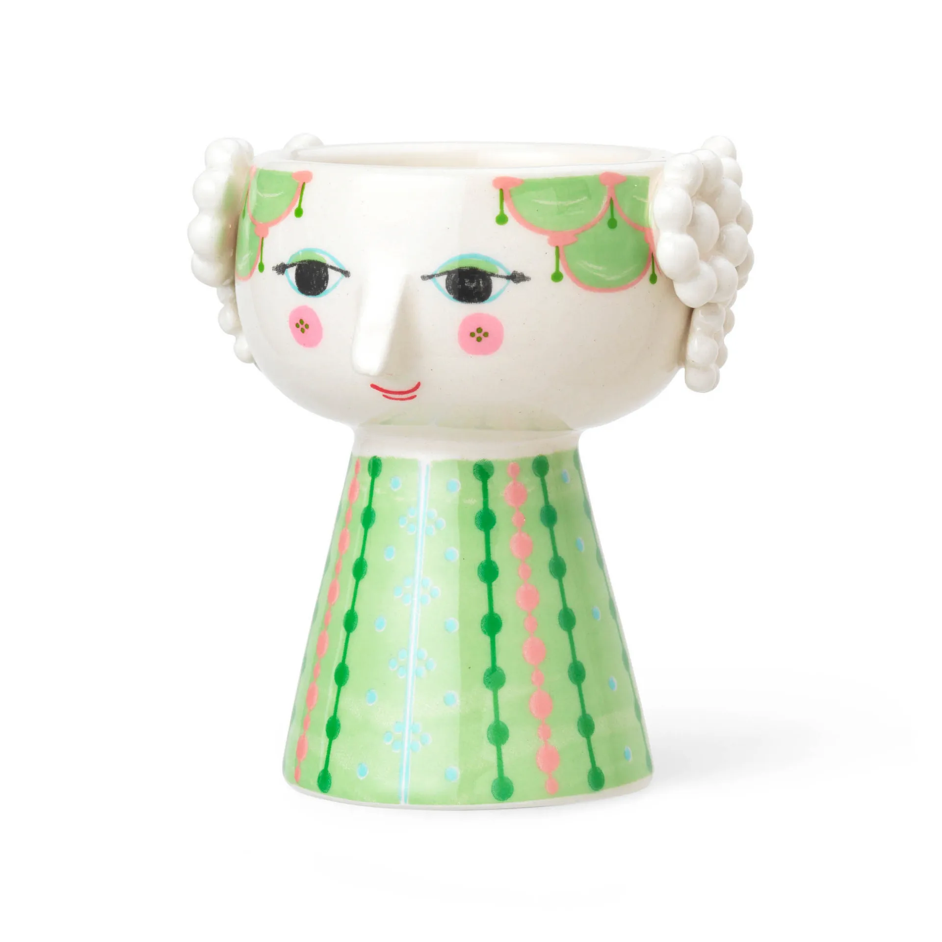 Eva kynttilänjalka 9,5 cm, Vihreä Bjørn Wiinblad