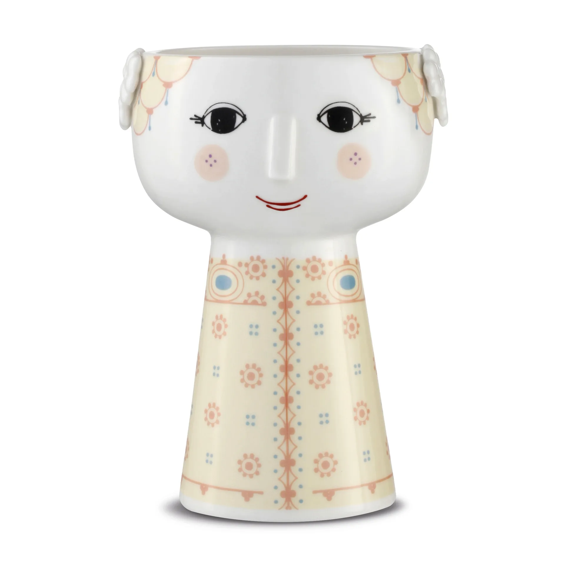 Eva maljakko 15 cm, Soft yellow Bjørn Wiinblad