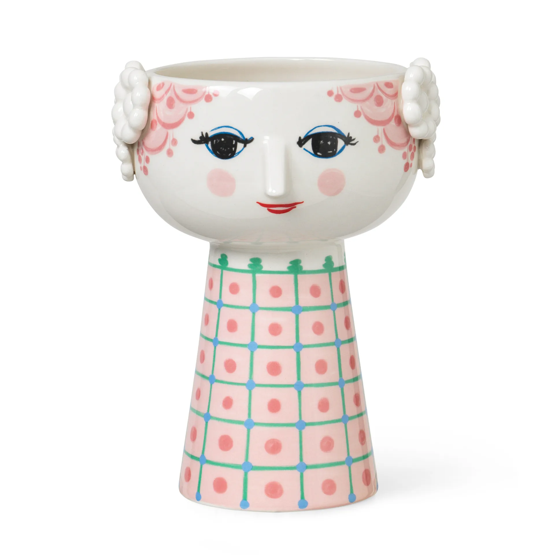 Eva maljakko 18,5 cm, Vaaleanpunainen Bjørn Wiinblad