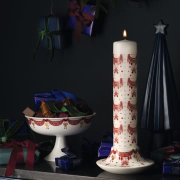 Guirlande adventtikynttilänjalka, Ø 12,5 cm - Punainen - Bjørn Wiinblad