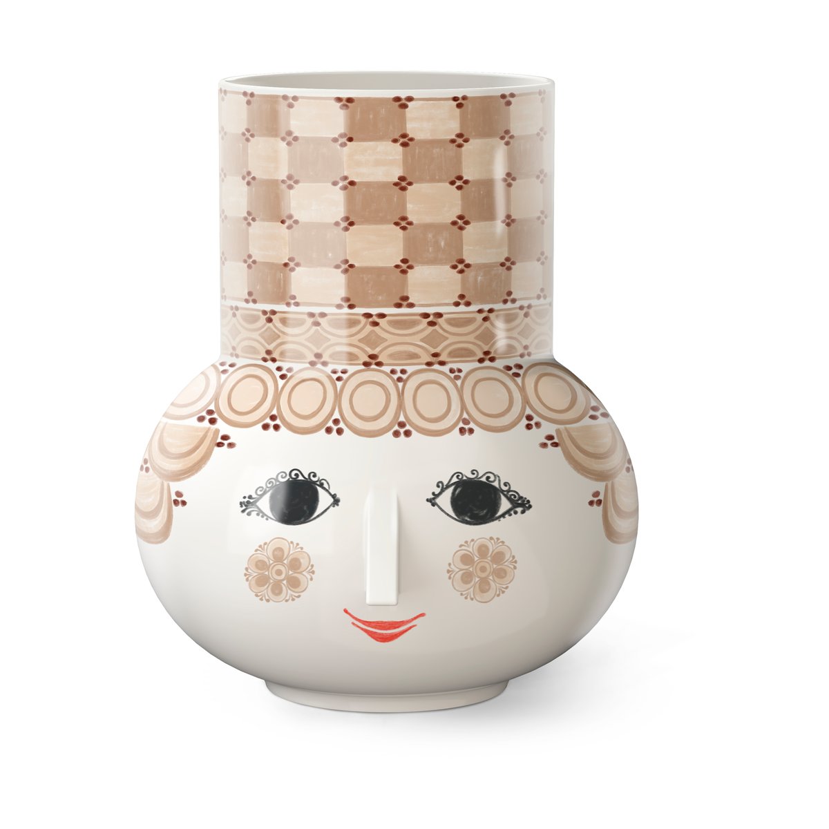 Bjrn Wiinblad Olga maljakko 35 cm Hiekka | Skandinaavinen Sisustus | Maljakot | Beige