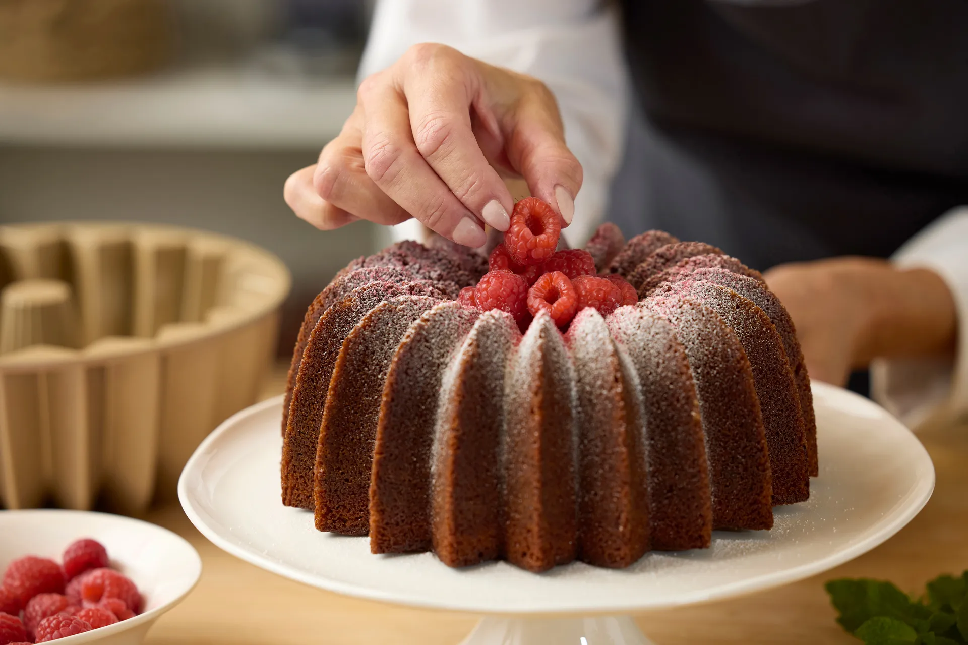 Blomsterbergs kakkuvuoka slice 24x10 cm, Rose gold Blomsterbergs