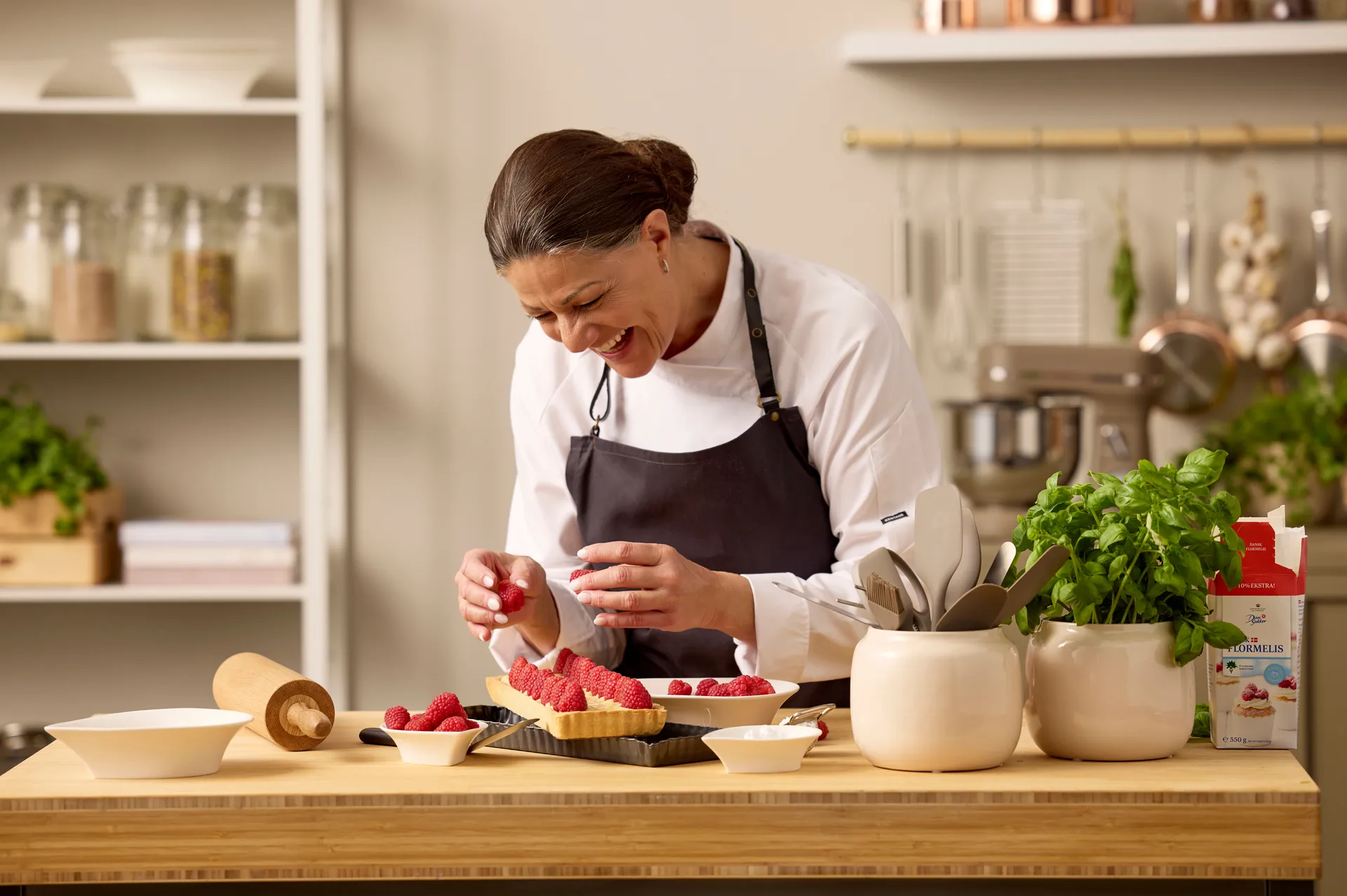 Blomsterbergs piirakkavuoka suorakulmainen 35×11×2,6 cm, Tummanharmaa Blomsterbergs