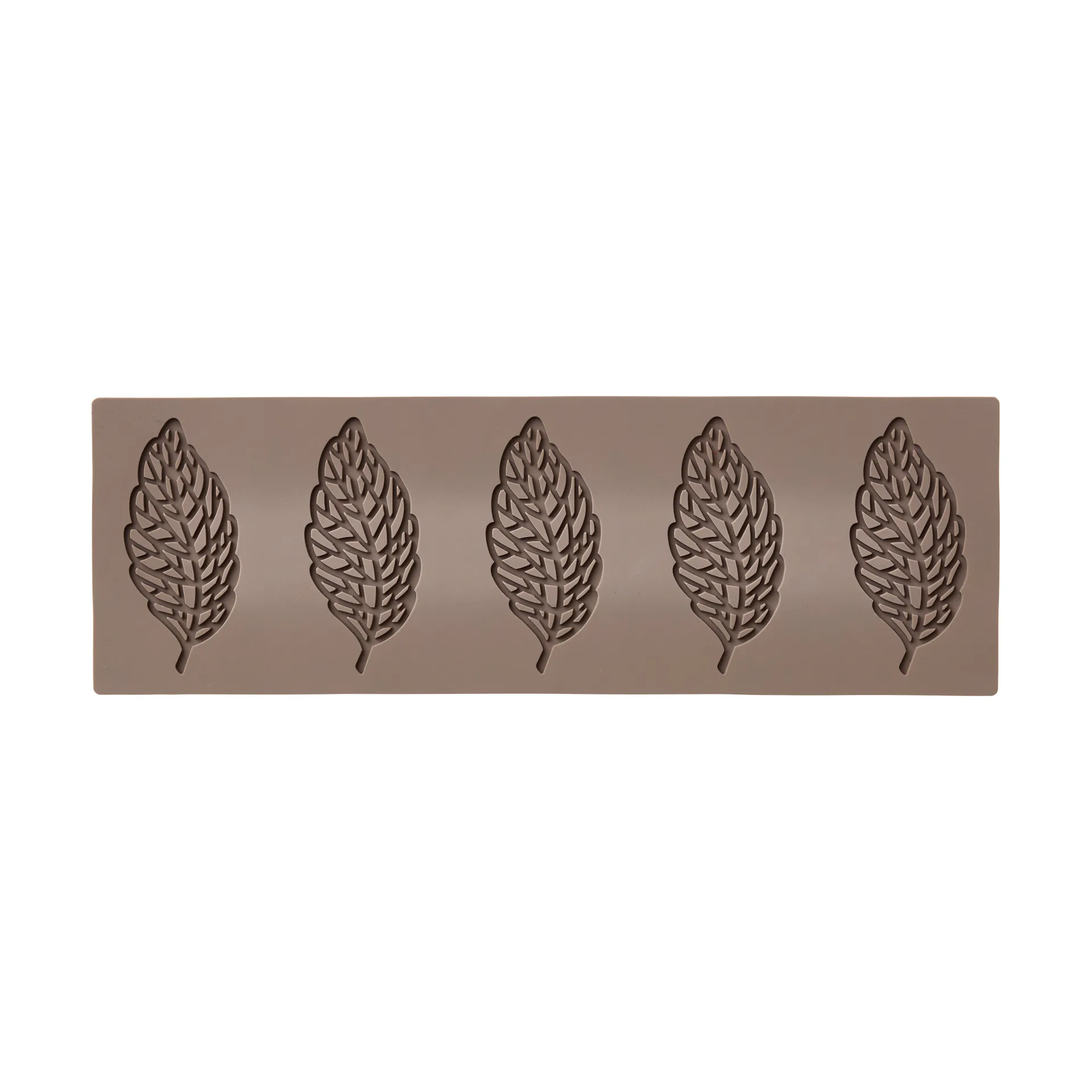 Blomsterbergs tuile silikonimuotti lehti, Latte Blomsterbergs