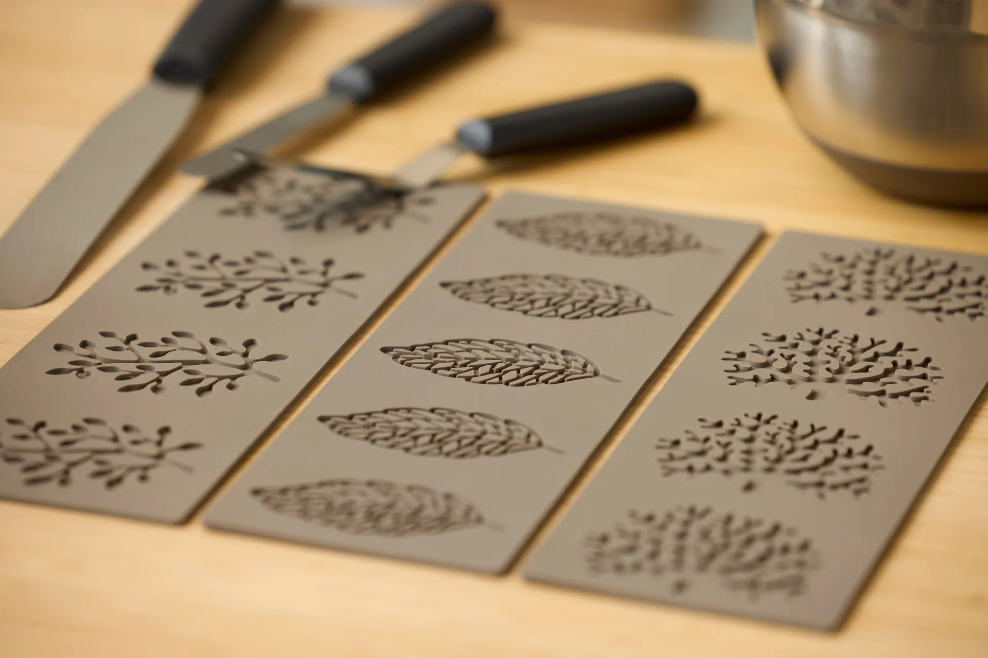 Blomsterbergs tuile silikonimuotti oksa, Latte Blomsterbergs